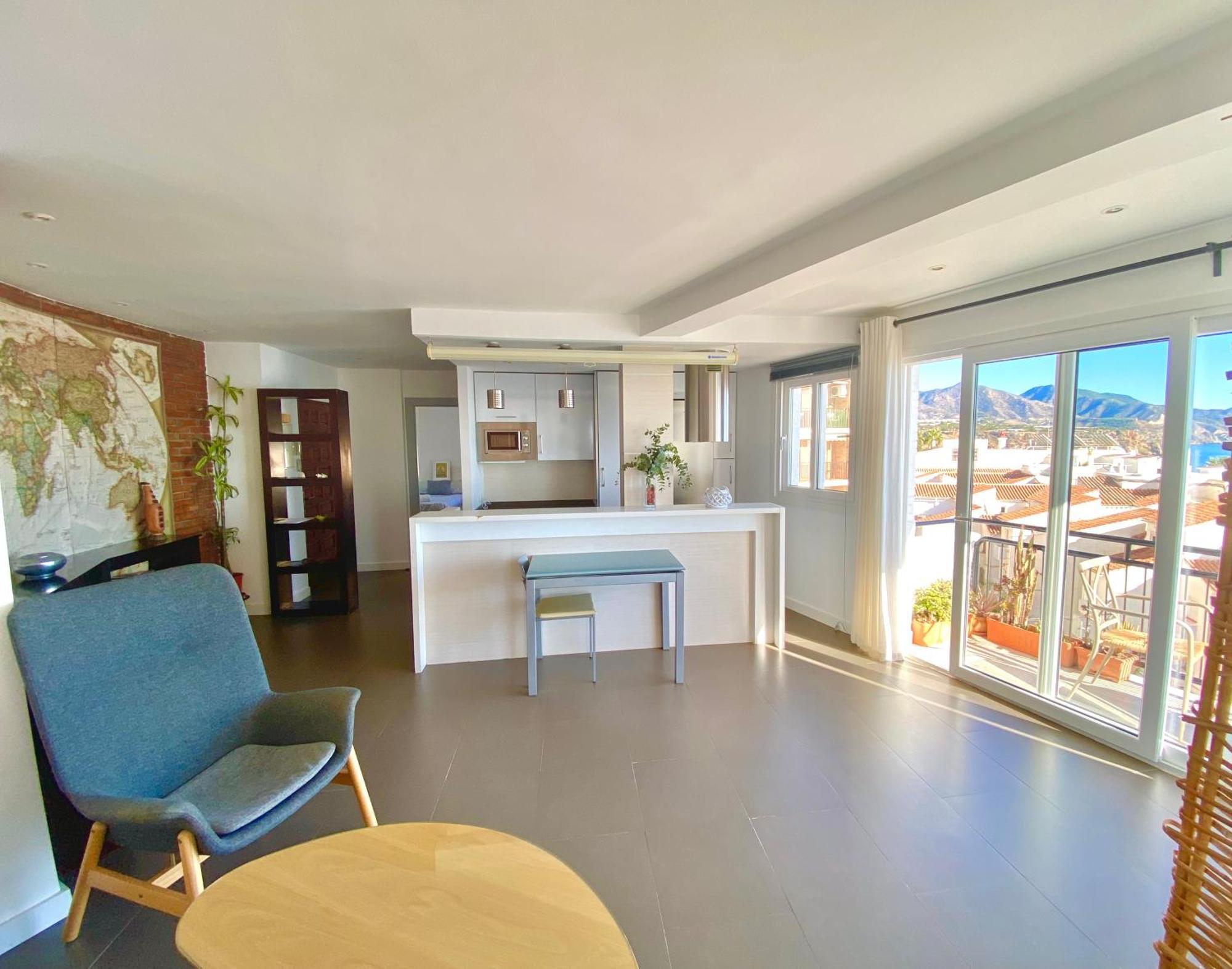 Modern Apartment Stunning Sea Views And Pool Nerja Bagian luar foto